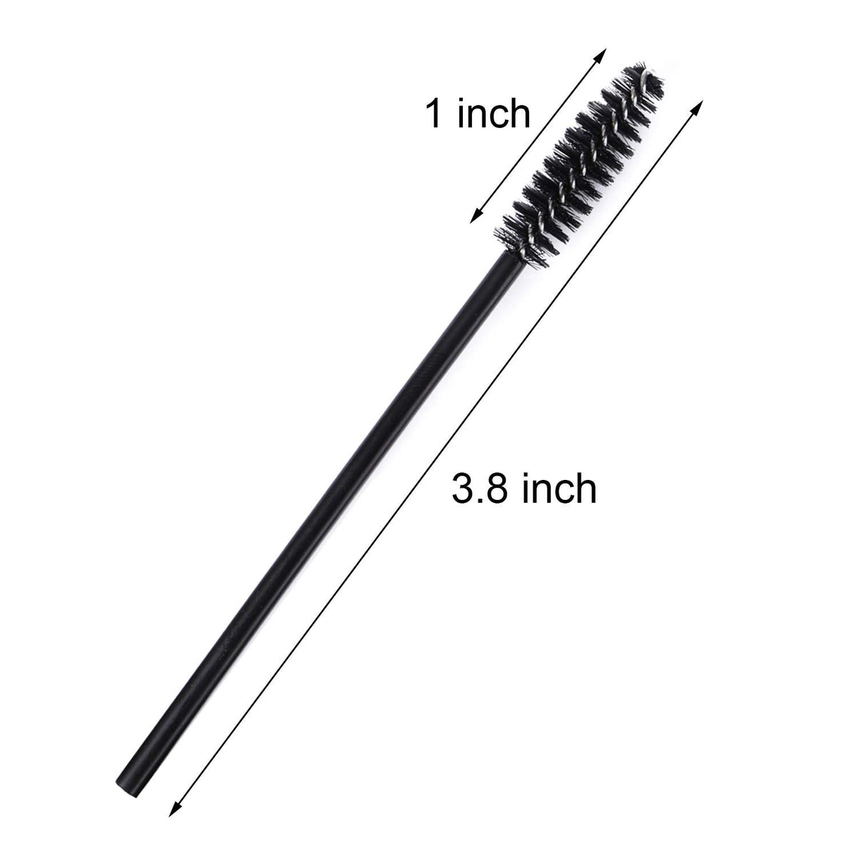 Tbestmax 200 Disposable Mascara Wand Eyebrow Brushes Spoolies Applicator for Eyelash Extension