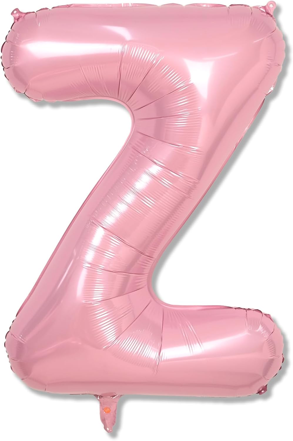 Z Letter Balloon Pastel Pink, 40" Alphabet Foil Word Balloons, Large Inflatable Light Pink Balloon