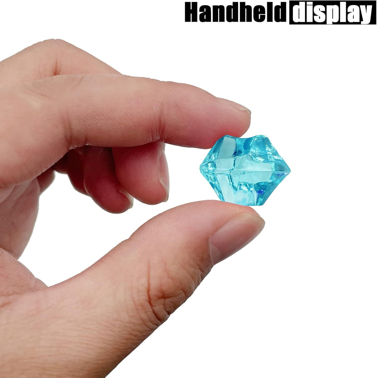 Vase Fillers for Home Decor, Fake Crushed Ice Cubes, Vase Fillers, 150 pcs Reusable Fake ice Cubes