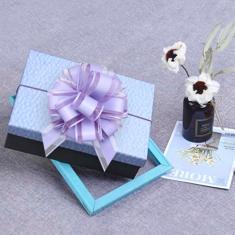 Large Pull Bows, 6 inches, Pull Bows for Weddings, Birthdays, Christmas & Valentine's Day Gift
