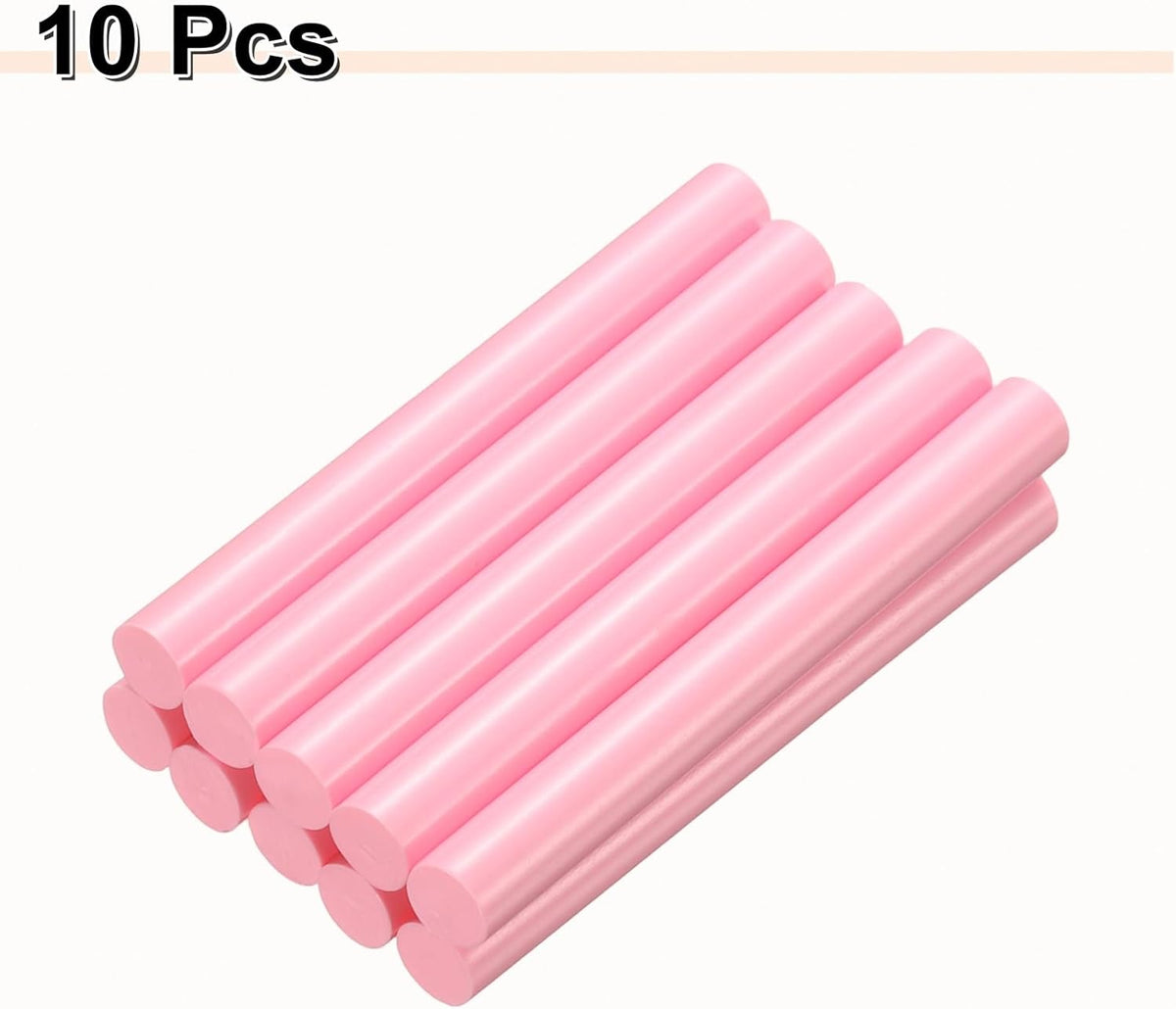 HARFINGTON 10pcs Hot Glue Sticks 0.43" Dia x 3.94" Long EVA Mini Hot Melt Adhesive Glue Stick for