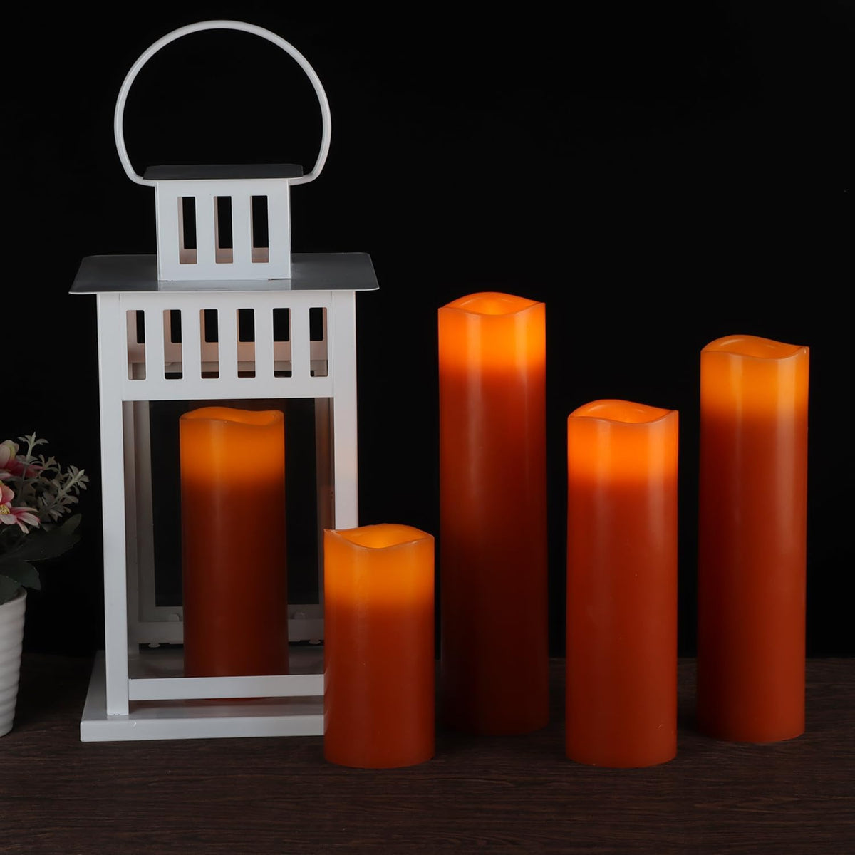 Vinkor Flameless Candles Battery Operated Candles Real Wax Pillar LED Candles with 10-Key Remote