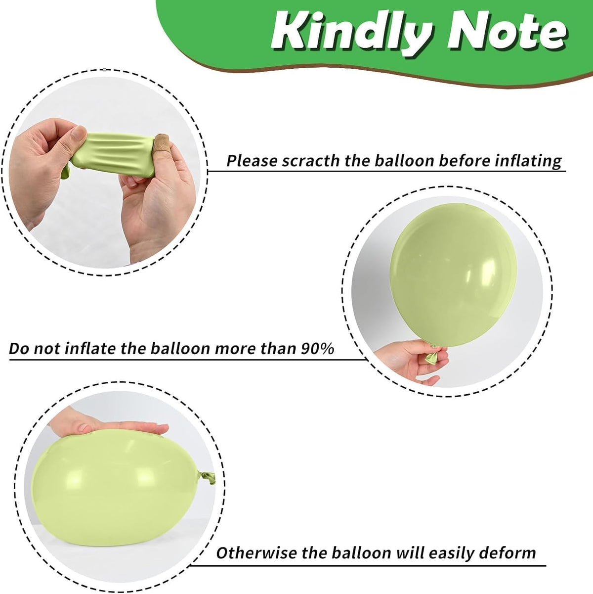 Dark Green Brown Balloons, 12 Inchs Avocado Sage Green Black Latex Balloons for Boys Kids Video