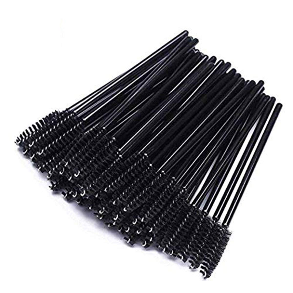 300 Disposable Spoolies Mascara Eyelash Wands Brush for Eyelash Extension Eyebrow and Makeup Color
