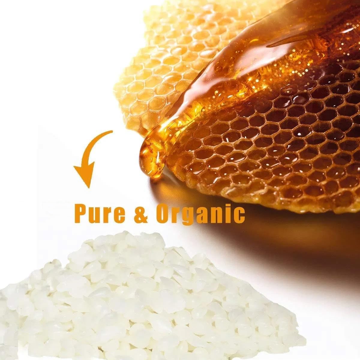 10 LB White Beeswax Pellets - DIY Candle Making Kits, Magical Craft Making, Hand Care DIY Creams