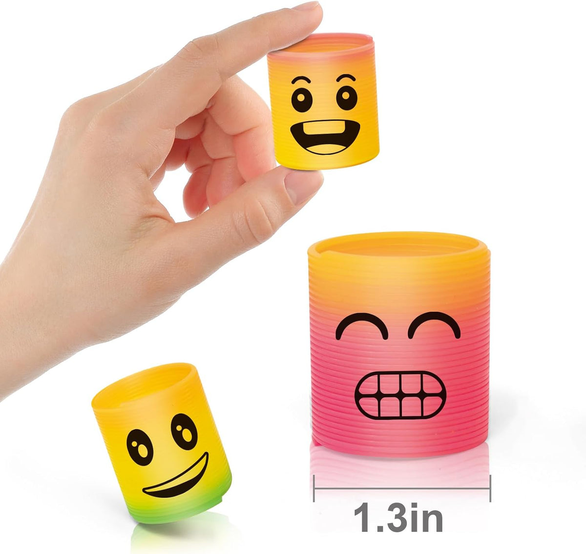 36 Pack Spring Rainbow Magic Fidget Stress Coil Mini Springs Bulk Toys Party Favor For Kids