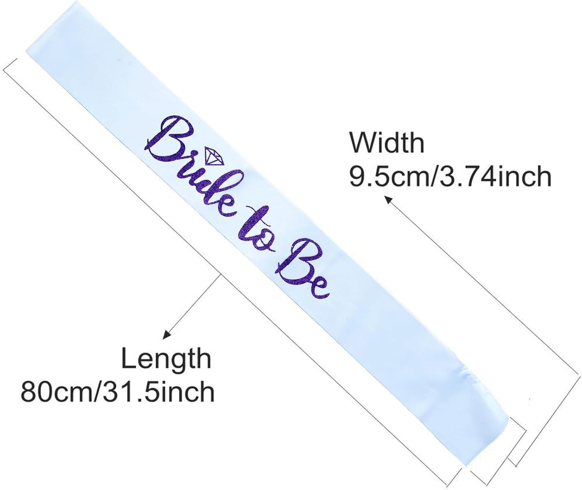 Bride to Be Sash, Bachelorette Party Sash for Bridal Shower Wedding Party Favors Accessories