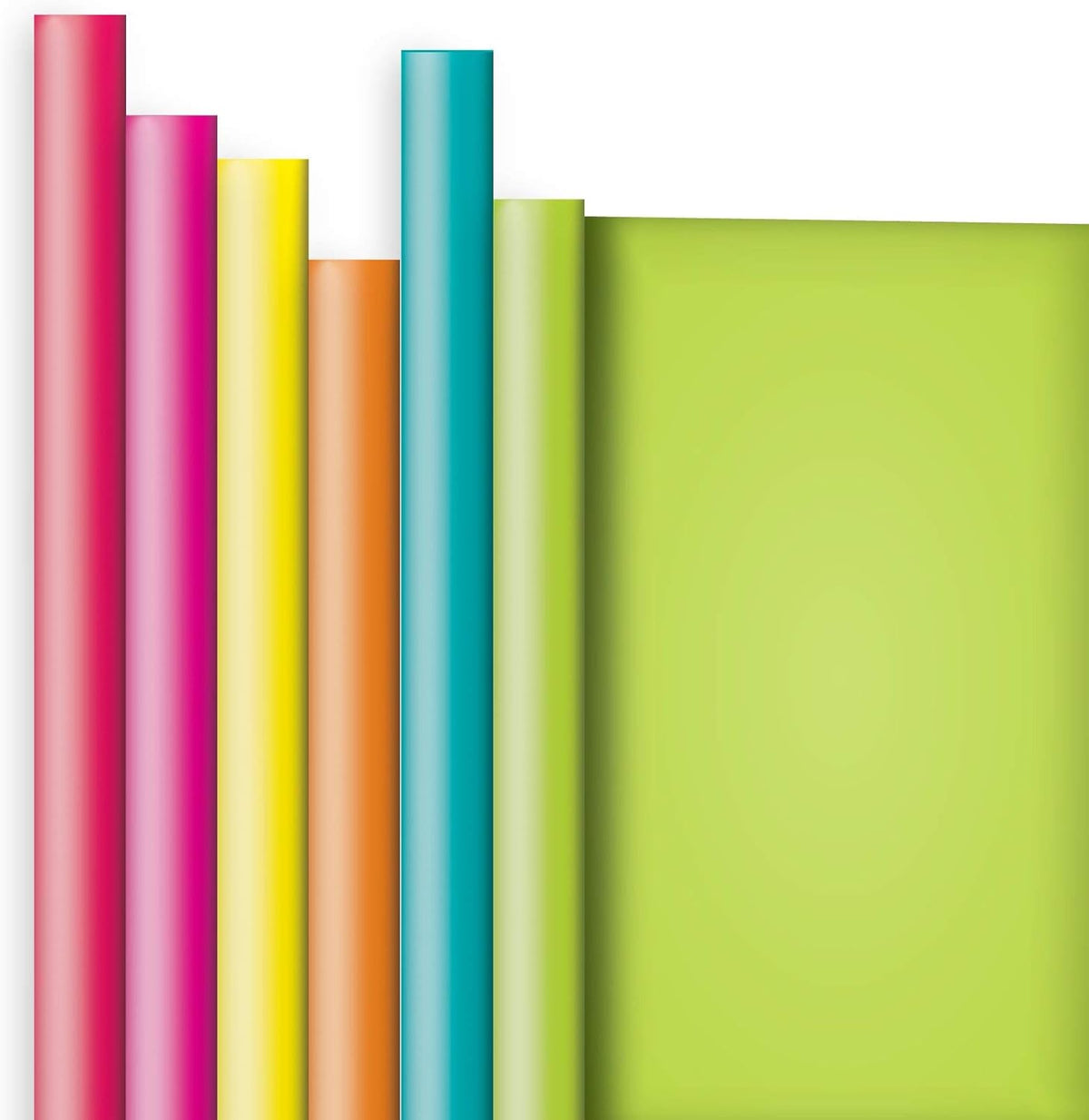 Jillson Roberts 6 Roll-Count All-Occasion Solid Color Gift Wrap Available in 10 Different