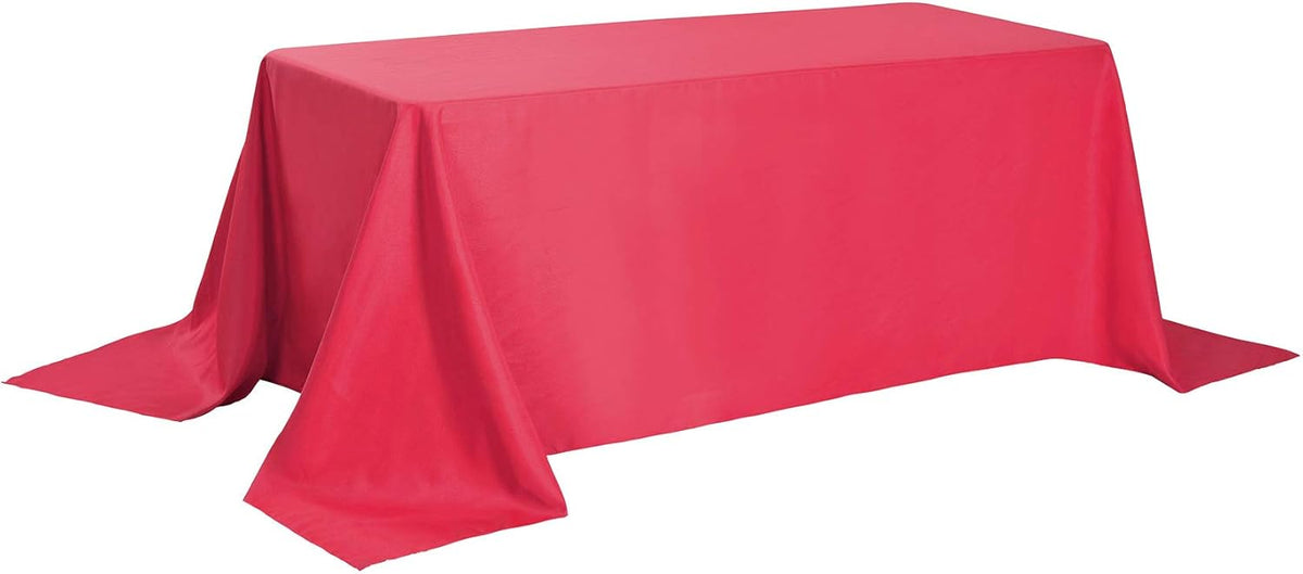 Rectangle Tablecloth 90x156 inch Washable Polyester Fabric Table Cloth for Wedding Party Dining