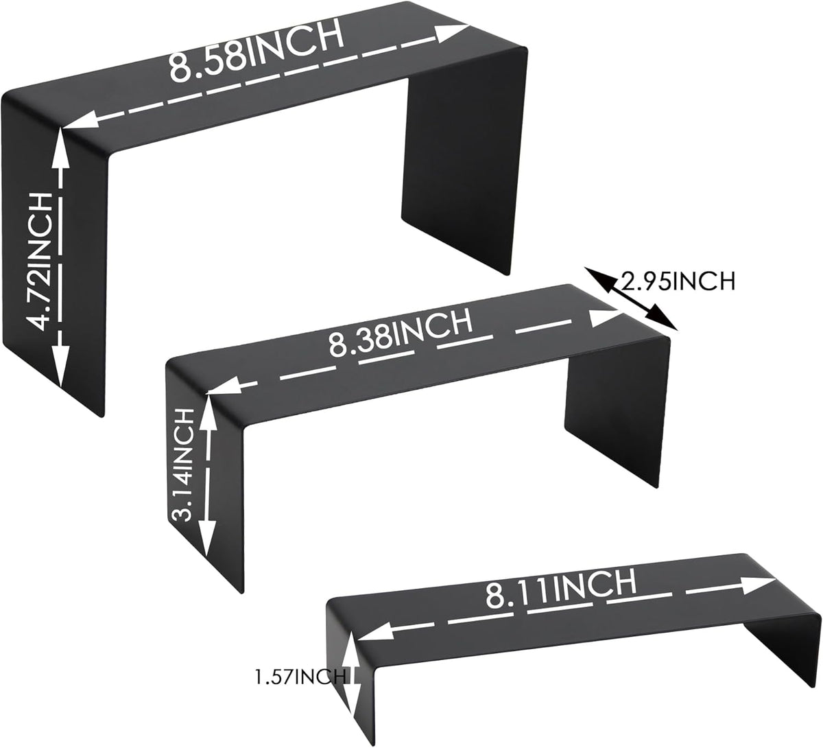 ihomecooker 6 Pc Metal Display Risers Showcase for Shoe Risers Retail Stand Cupcake Stand Dessert