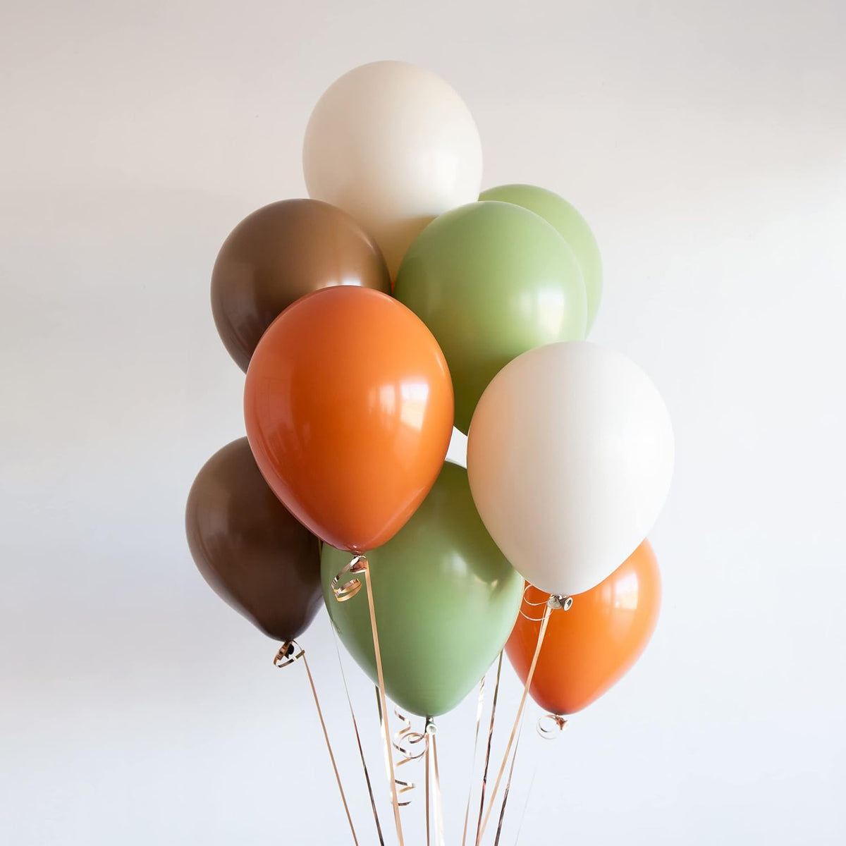 Sage Green Brown Balloon, 60 Packs 12 Inch Brown Beige Jungle Safari Wild Woodland Balloon, Olive