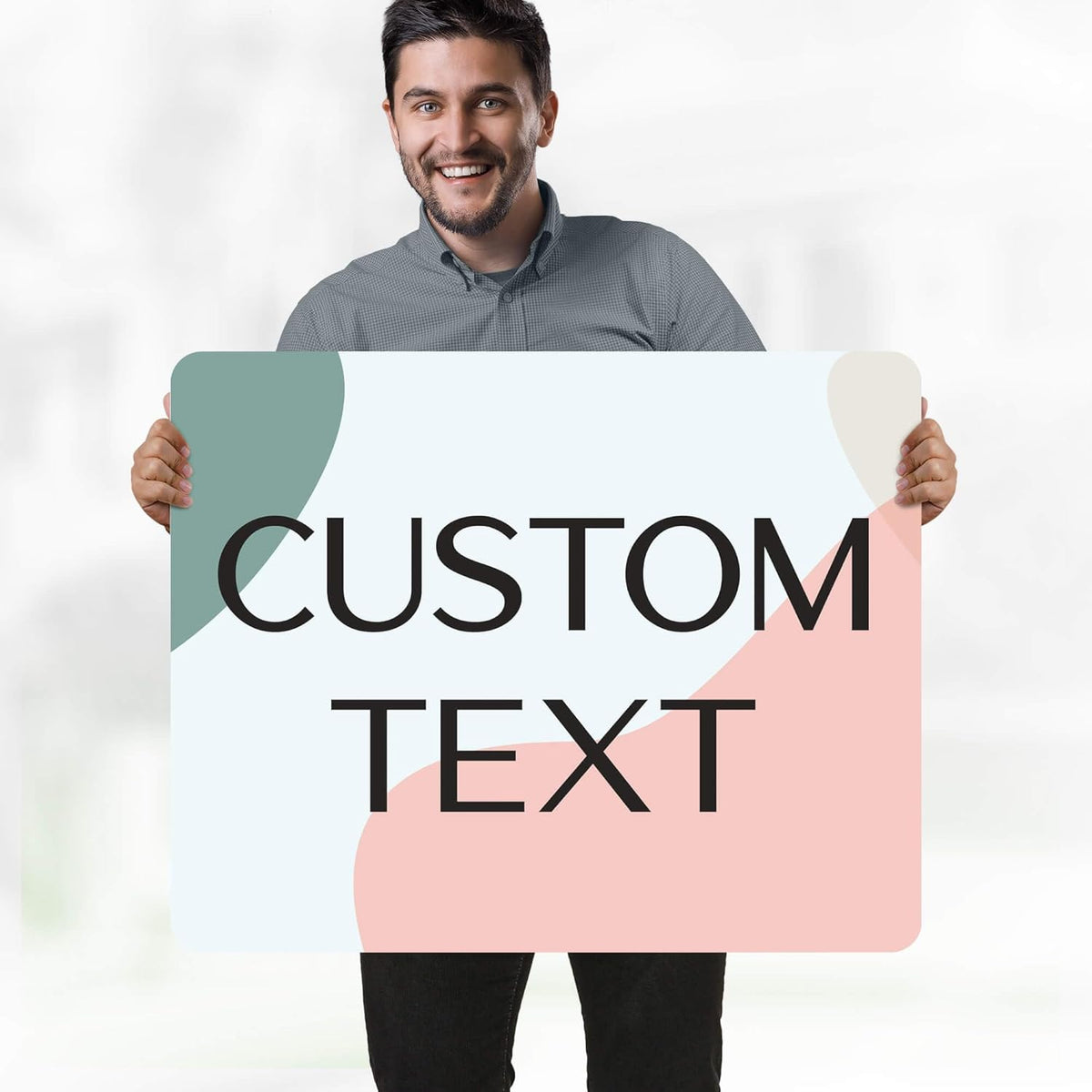 Custom Sign, Custom Street Sign, 11 Font Colors, 13 Font Styles, 4 Hole Options, 22 Sizes, 24x30