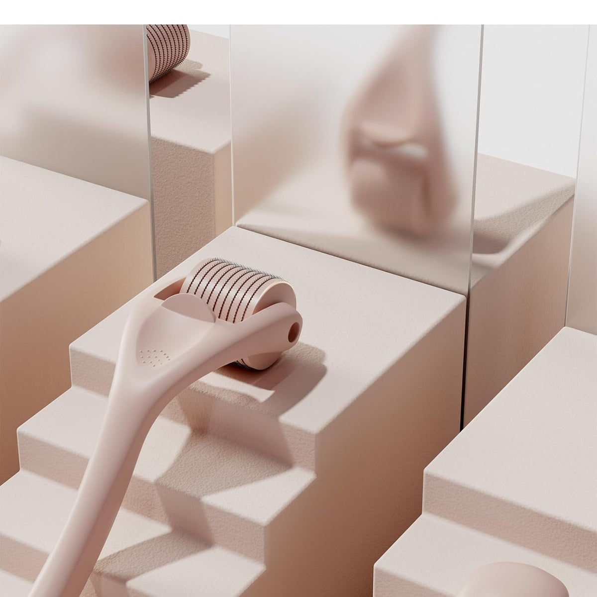 ROSELYNBOUTIQUE Derma Roller for Hair Beard Facial Skin Face 0.3mm 540 Microneedles Cosmetic Beauty