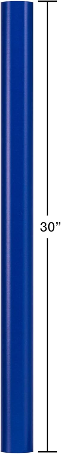 American Greetings Reversible Wrapping Paper Jumbo Roll for All Occasions, Navy and Stripes (1