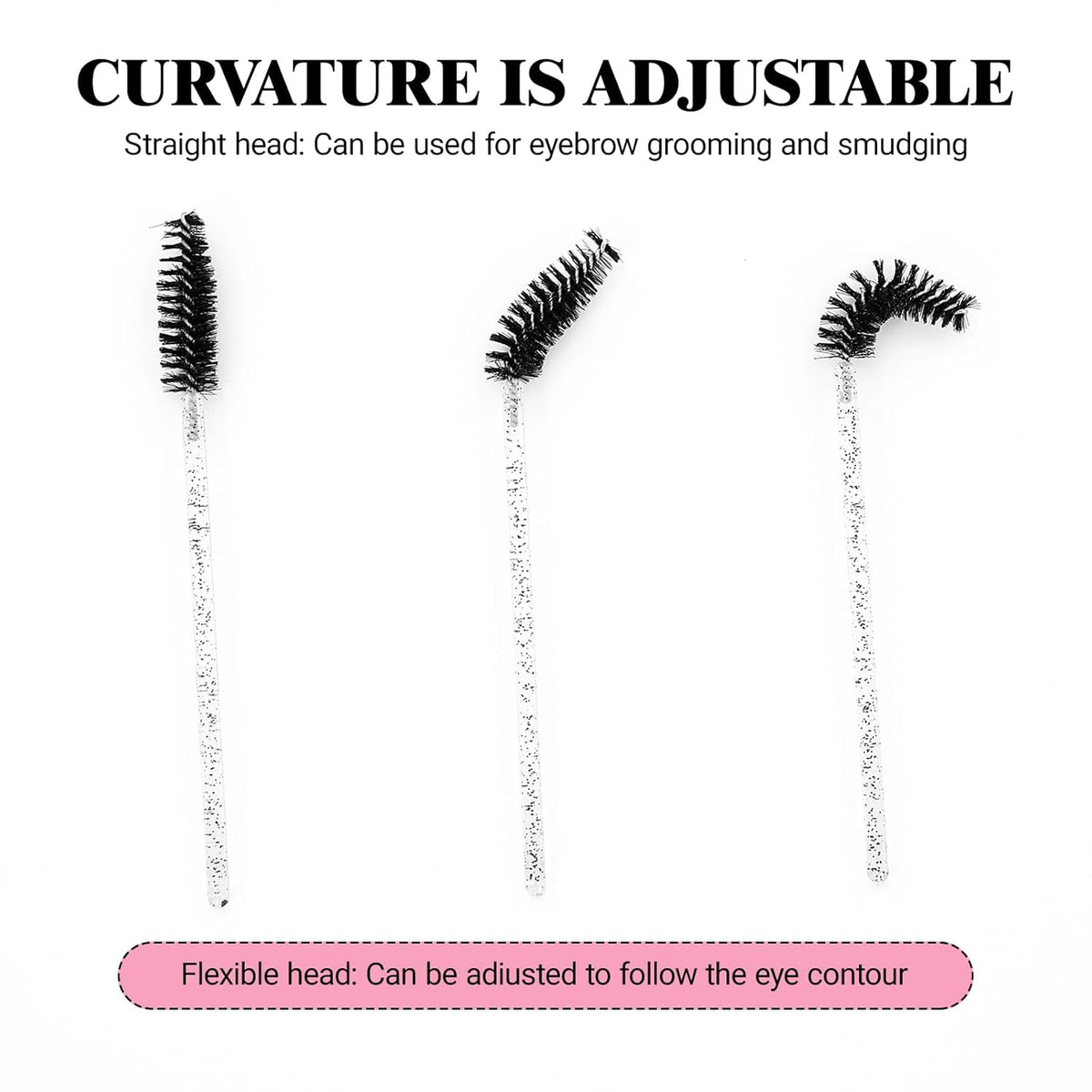 Mascara Wands, Lash Spoolies For Eyelash Extensions, Eyebrows Brush, Disposable Eye Lashes Brushes