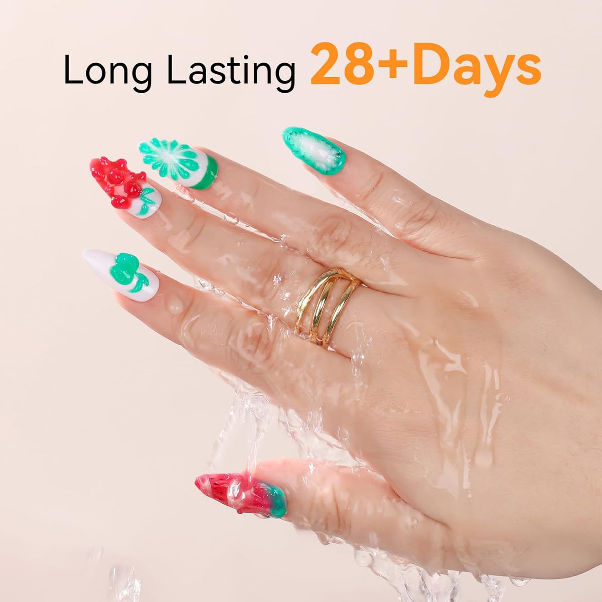 Makartt 3D Sculpting Gel for Nail Art Kit: 3D Nail Gel for Nail Art, 15ml No Wipe Polish for