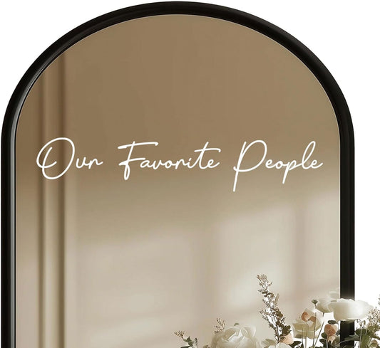 Our Favorite People Seating Chart Decal Wedding Seating Chart Header Decal for Mirror Our Favorite