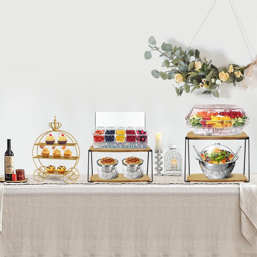 INNOVATIVE LIFE 3 Tier Cupcake Stand Cupcake Holder Candy Cookies Tiered Serving Tray Dessert Stand