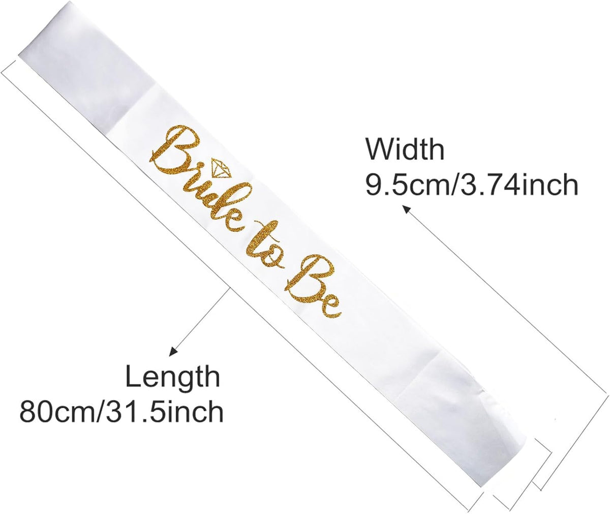 Bride to Be Sash, Bachelorette Party Sash for Bridal Shower Wedding Party Favors Accessories