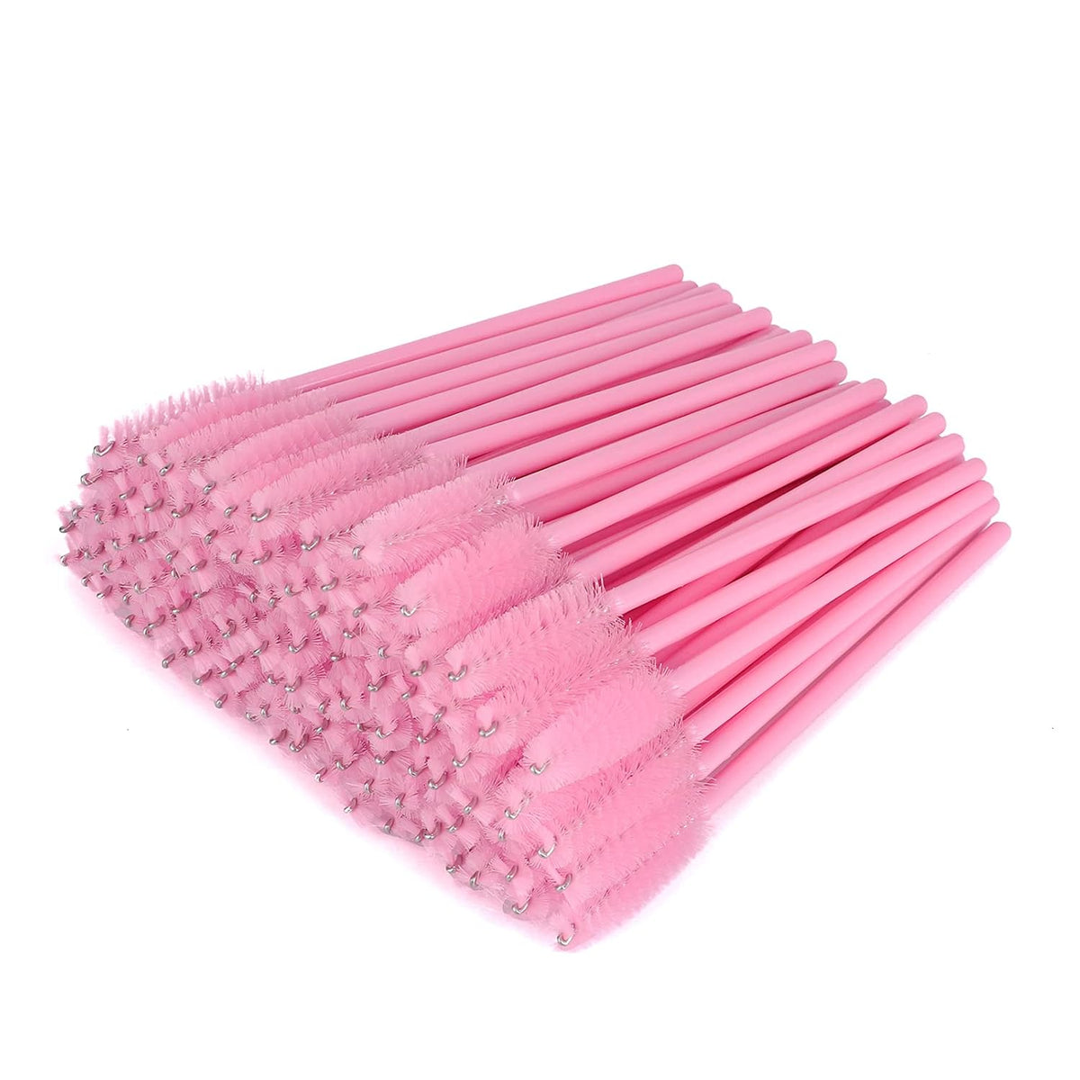 G2PLUS 100PCS Disposable Eyelash Brushes, Adjustable Mascara Wands Makeup Applicator, Lash Spoolies