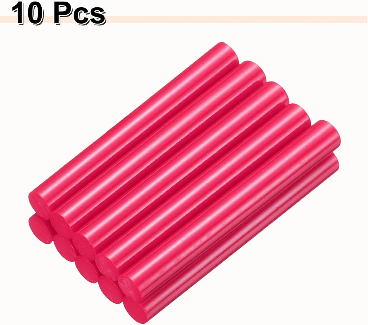HARFINGTON 10pcs Hot Glue Sticks 0.43" Dia x 3.94" Long EVA Mini Hot Melt Adhesive Glue Stick for