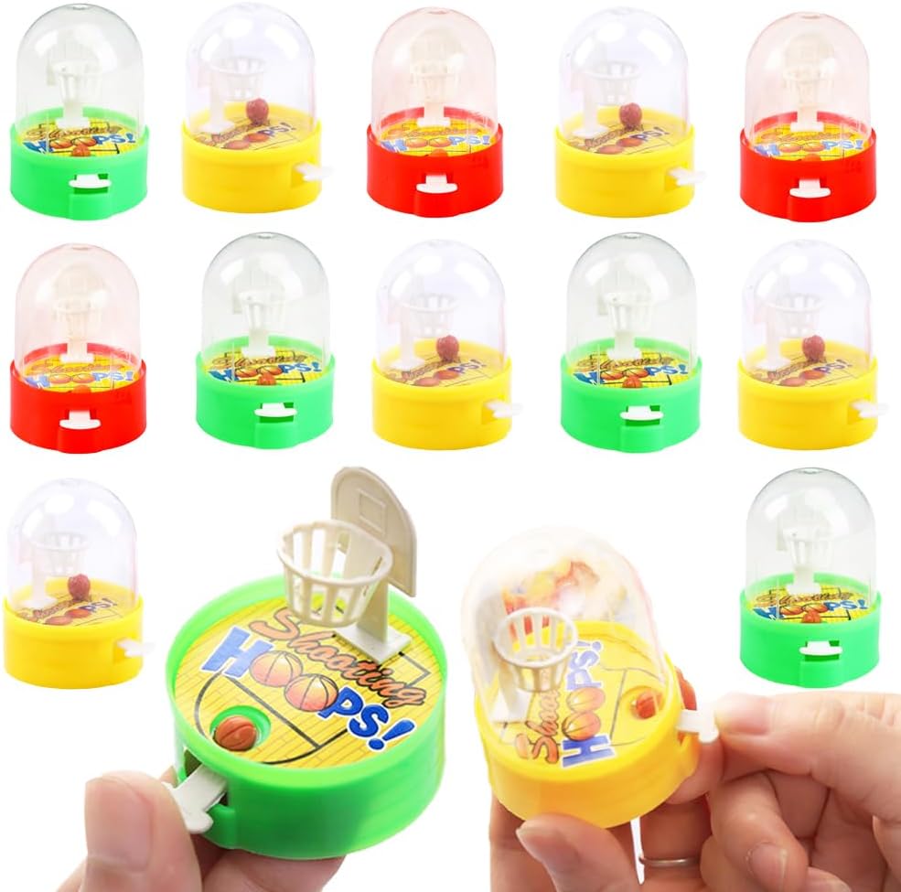 NEEW 12 Pack Mini Finger Basketball Shooting Game, Party Favors Basketball Party Decorations Mini