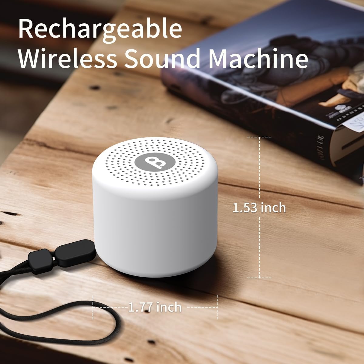 Mini Portable Sound White Noise Machine Baby Patter for Sleep with 30 Soothing Sounds for Baby Kids