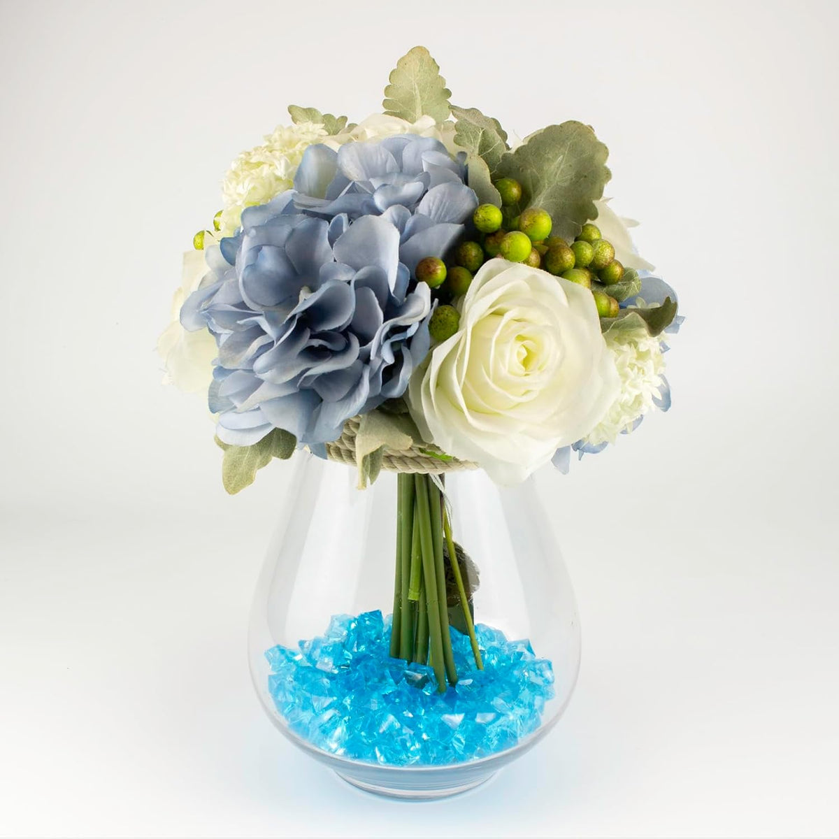 820 PCS Blue Fake Ice,0.43x0.55 Inch,1.1 lbs Acrylic Crystal Gemstones for Decoration, Photography