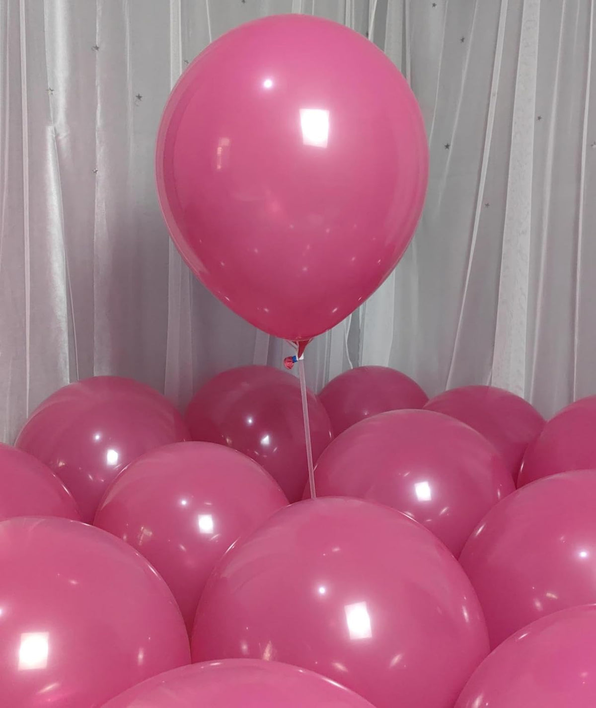 90 Pack Hot Pink Balloons 18 inch Hot Pink Latex Party big Balloon Bulk for Various Party Events