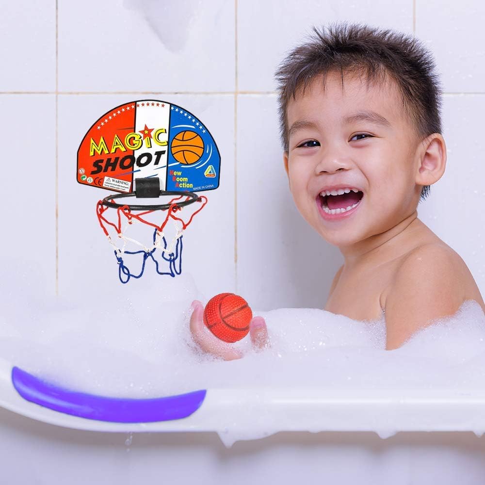 ArtCreativity Mini Basketball Game (12 Sets) Each Set Includes 1 Mini Ball, 1 Back Board Net, &