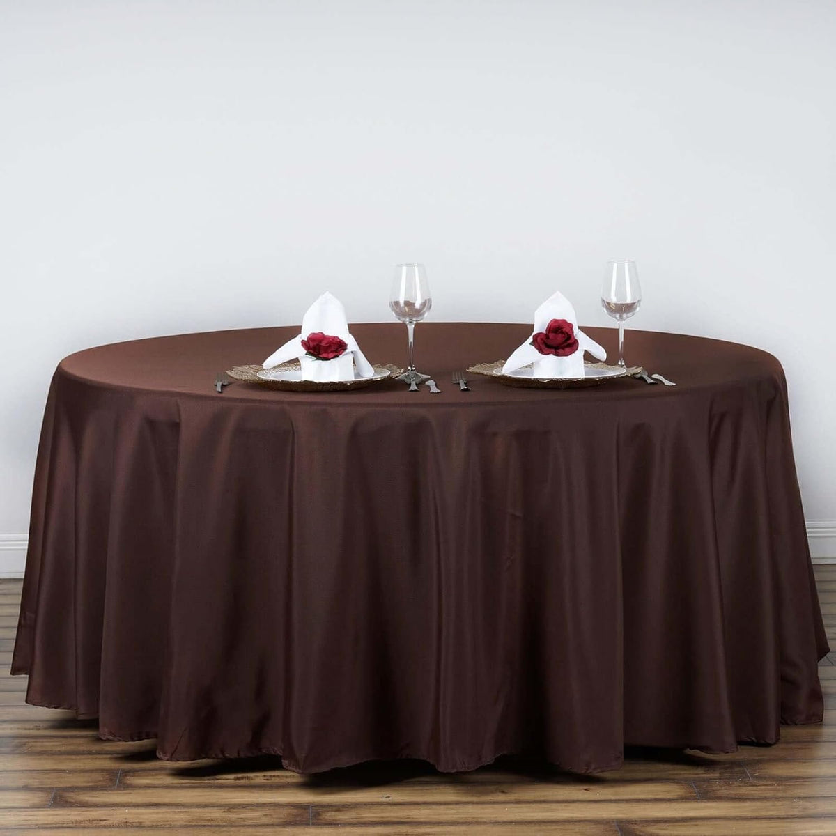 Efavormart Round Tablecloth, 120 Inch Stain & Wrinkle Resistant Washable Table Cloth, Decorative
