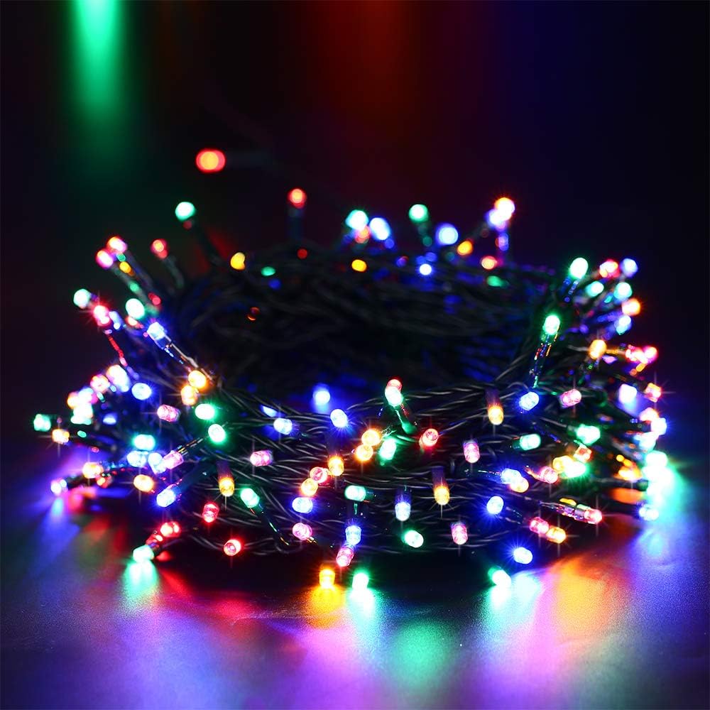 Toodour Solar Christmas Lights, 72ft 200 LED 8 Modes Outdoor Christmas String Lights, Waterproof