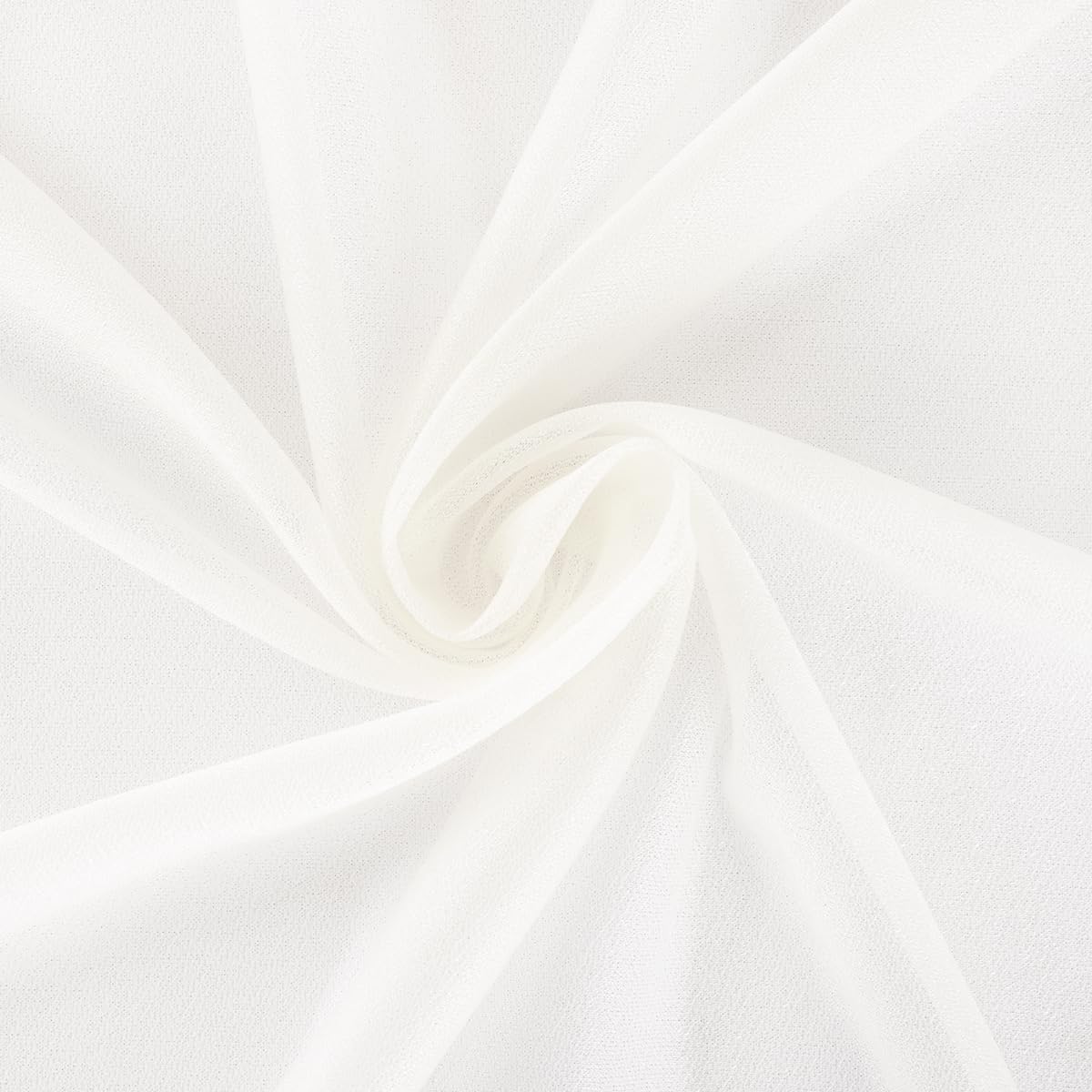 Ivory Wedding Arch Draping Fabric 4 Panels 29" x 20 FT White Drapes for Backdrop Sheer Curtains