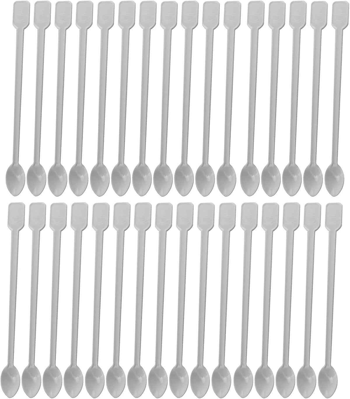 Coffee Spoon 500 PCS Disposable Tiny Coffee Tea Spoon White Plastic Stir Cocktail Sticks Mini Tea