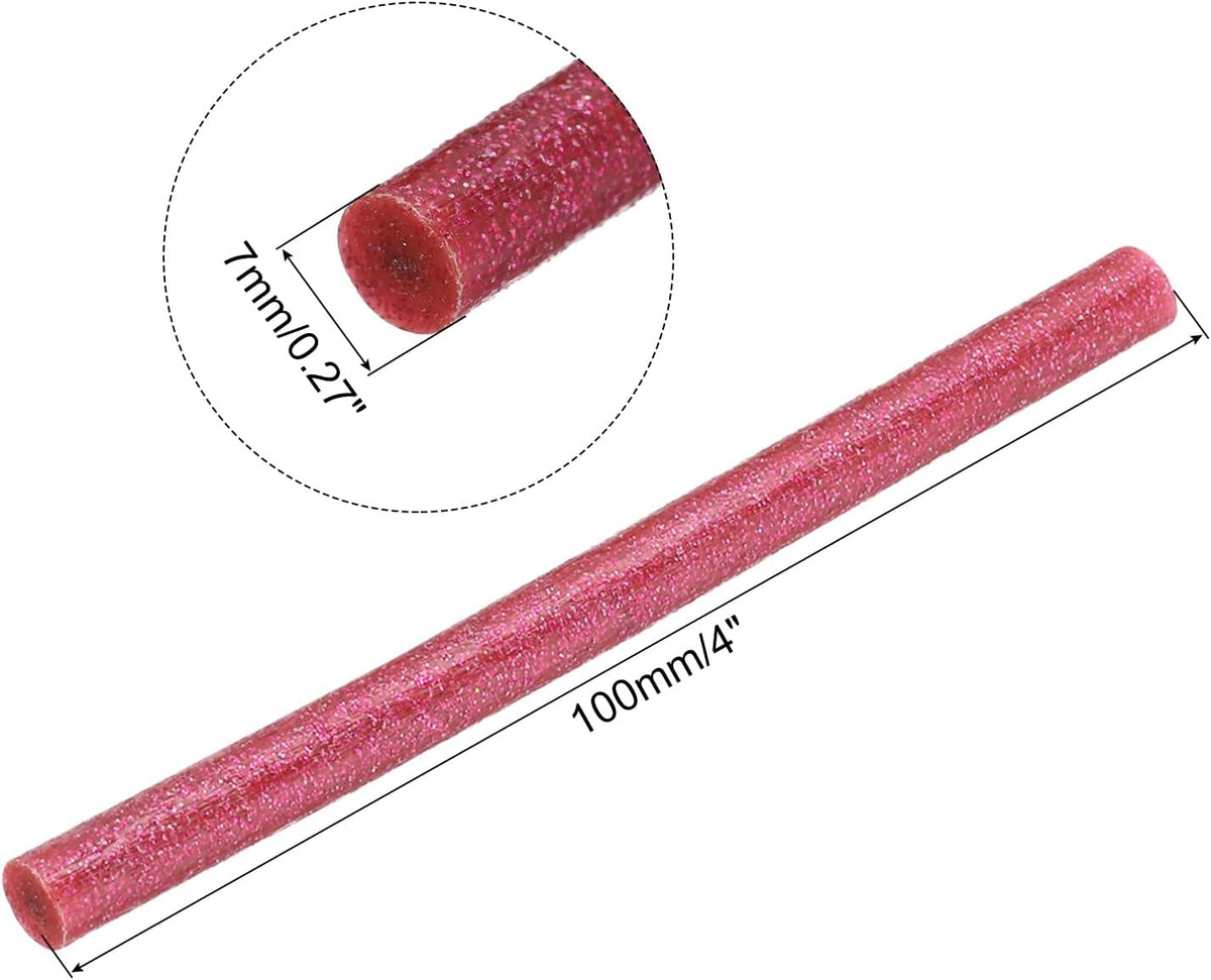 uxcell 20pcs Hot Glue Sticks for Glue Gun 7mm/0.28-inch x 4-inch Mini Hot Melt Adhesive Glue Stick
