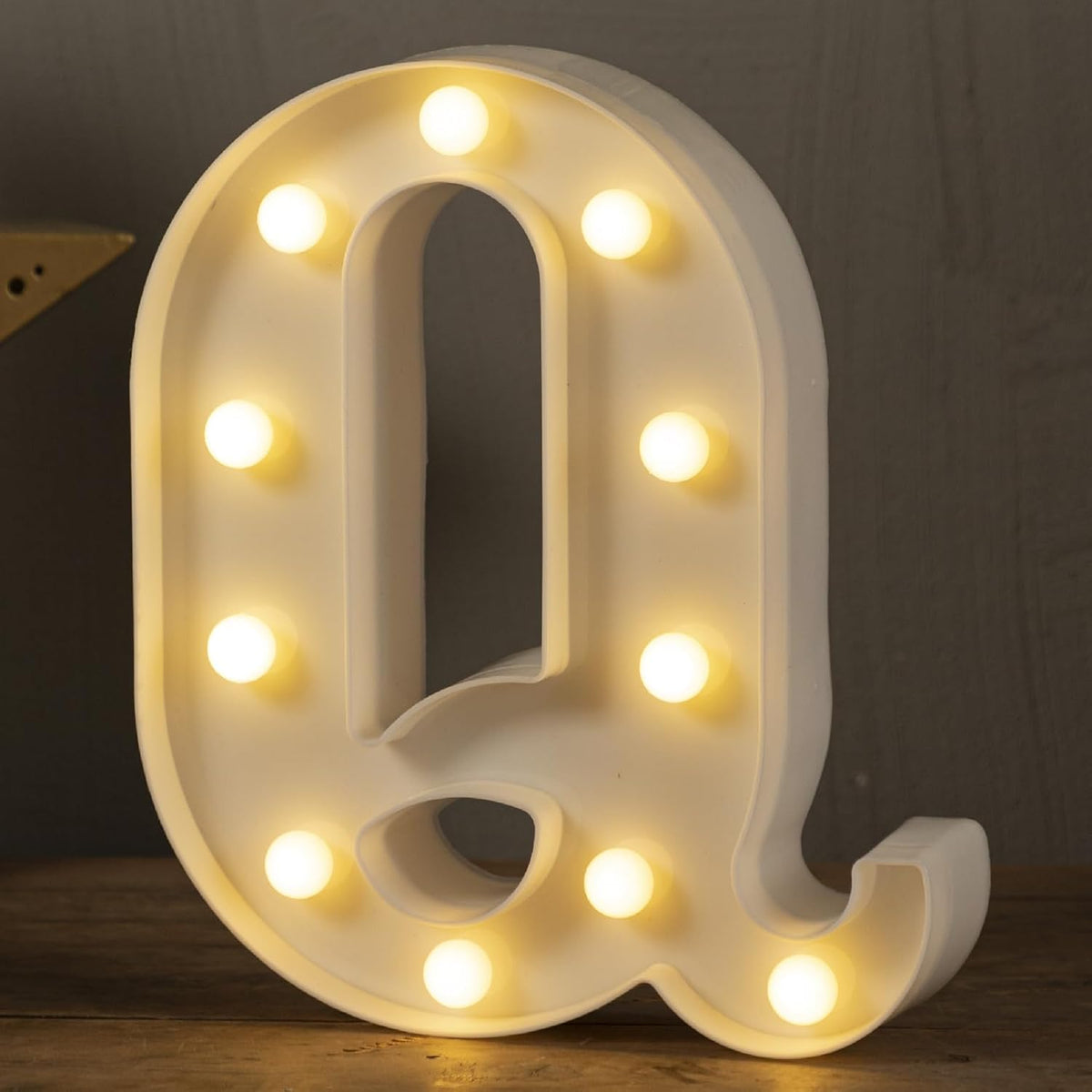 LED Marquee Letters Lights Sign-Q, HXWEIYE Led Letters Lights 26 Alphabet, Light Up Number 0-9