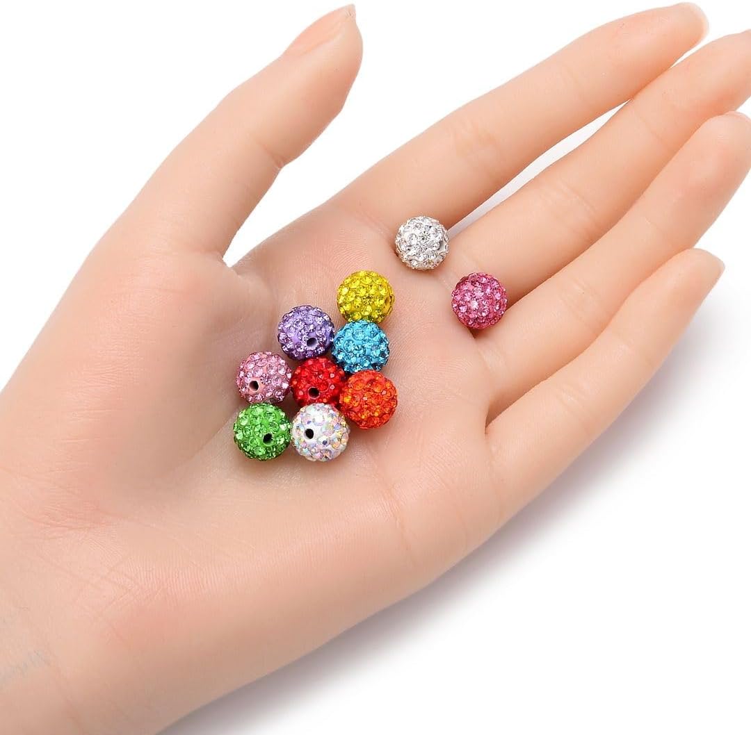 25pcs Adabele Grade A Suncatcher Crystal Rhinestone Pave Loose Beads 10mm Peridot Green Polymer