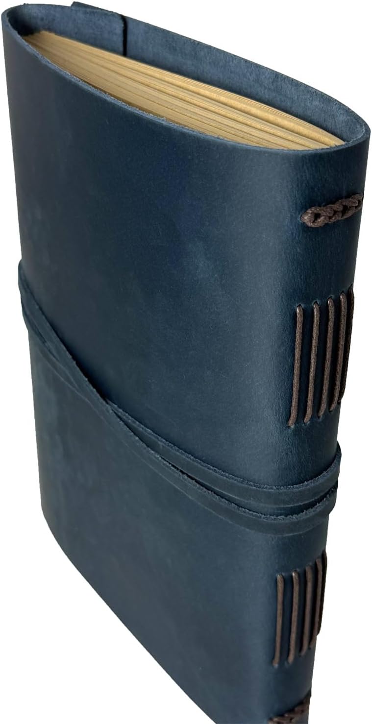 Large Notebook Journal - Genuine Leather Journals for Writing A4 Size Diary 8x10 Inch, Notepad For