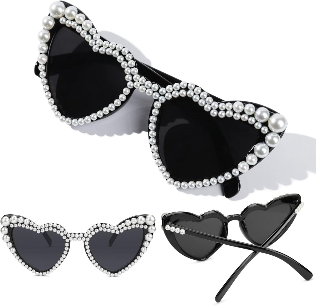 YOGFIT Heart Sunglasses for Women Fashion Classic Love Eye Protection Sunglasses Vintage Cute Heart