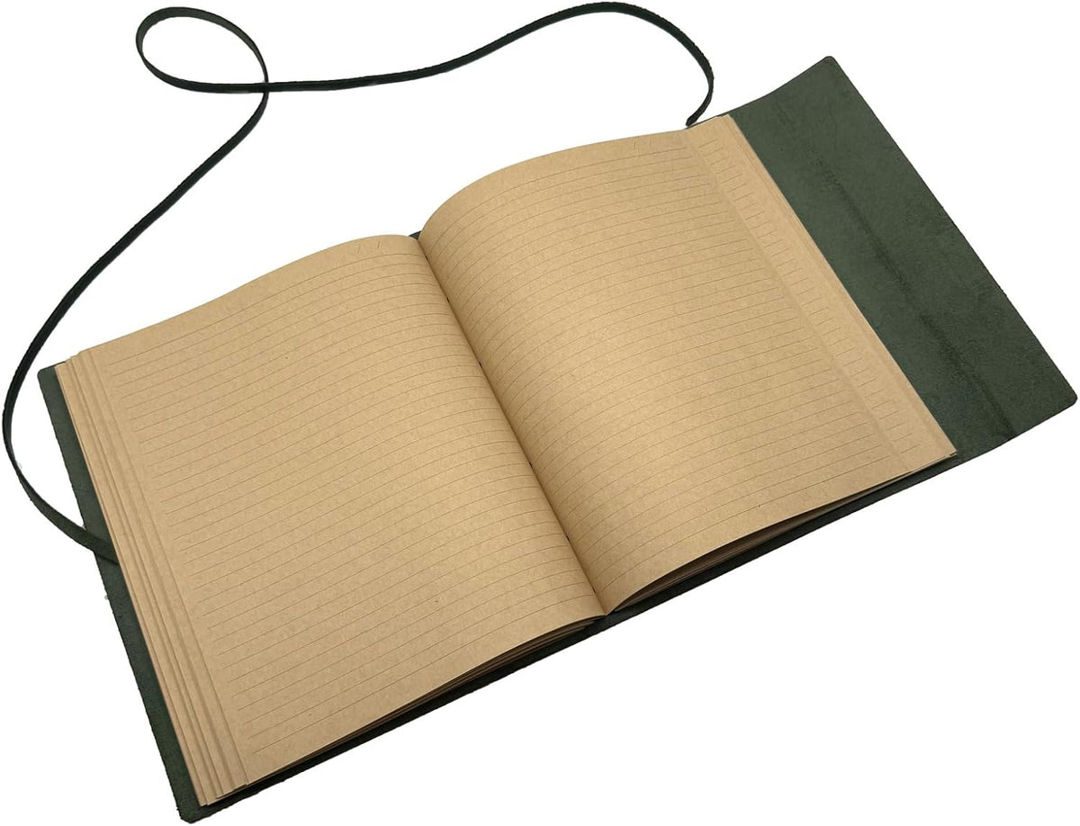 Large Notebook Journal - Genuine Leather Journals for Writing A4 Size Diary 8x10 Inch, Notepad For