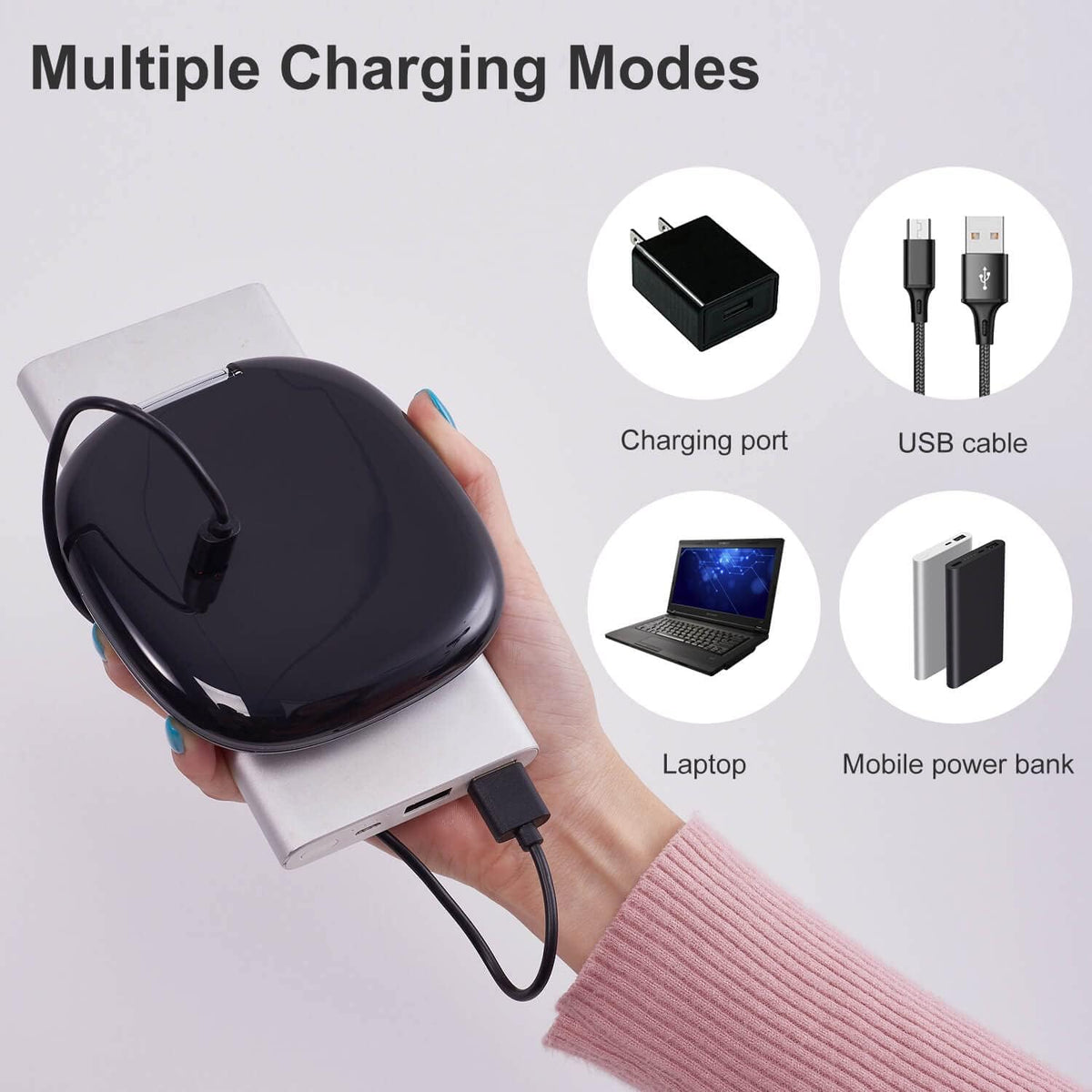 Compact LED Magnifying Travel Makeup-Mirror - 4 inches 1X/10X Magnification Small Hand Pocket