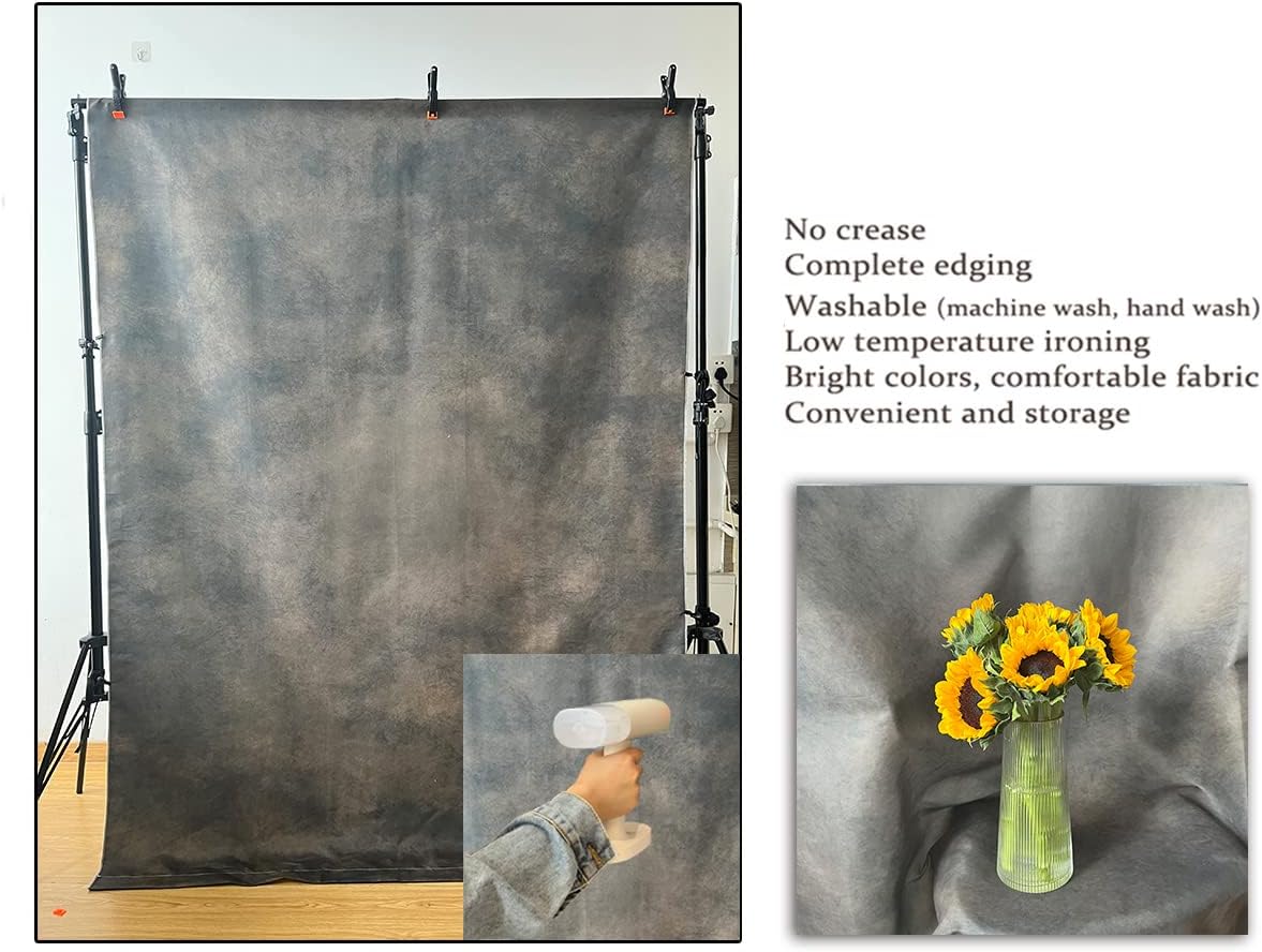 5x7ft Dark Brown Mottled Texture Photography Backdrop for Portrait Photo Studio Prop Abstract