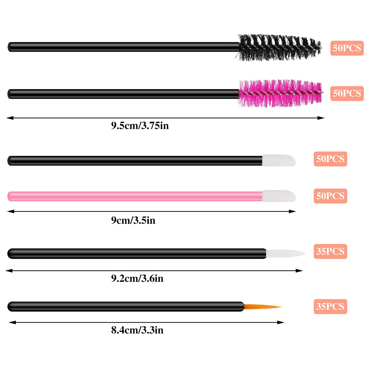 270 PCS Disposable Makeup Applicators Tools Kit, Makeup Artist Must Haves 70 Disposable Eyeliner