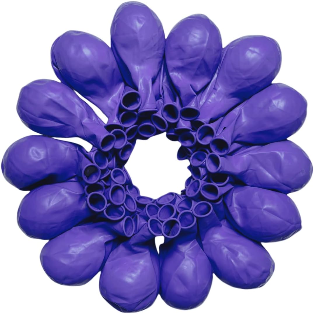 90 Pack Purple Balloons 18 inch Purple Latex Big Balloons for Party Decorations and Events