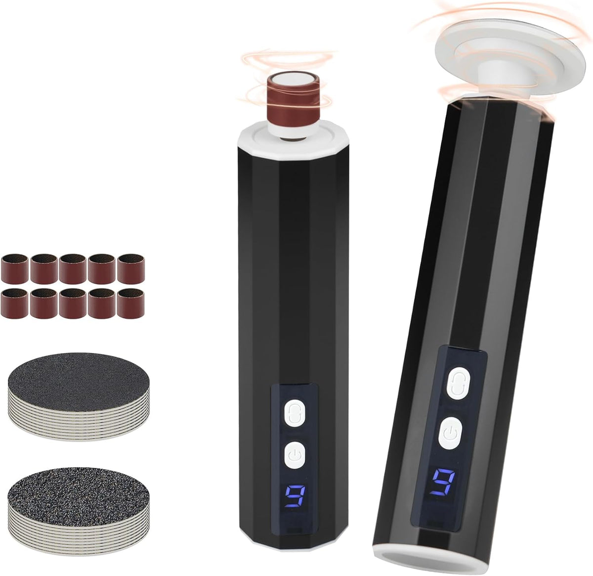Electric Foot Callus Remover, Electric Foot File Speed Adjustment & Direction of Rotation