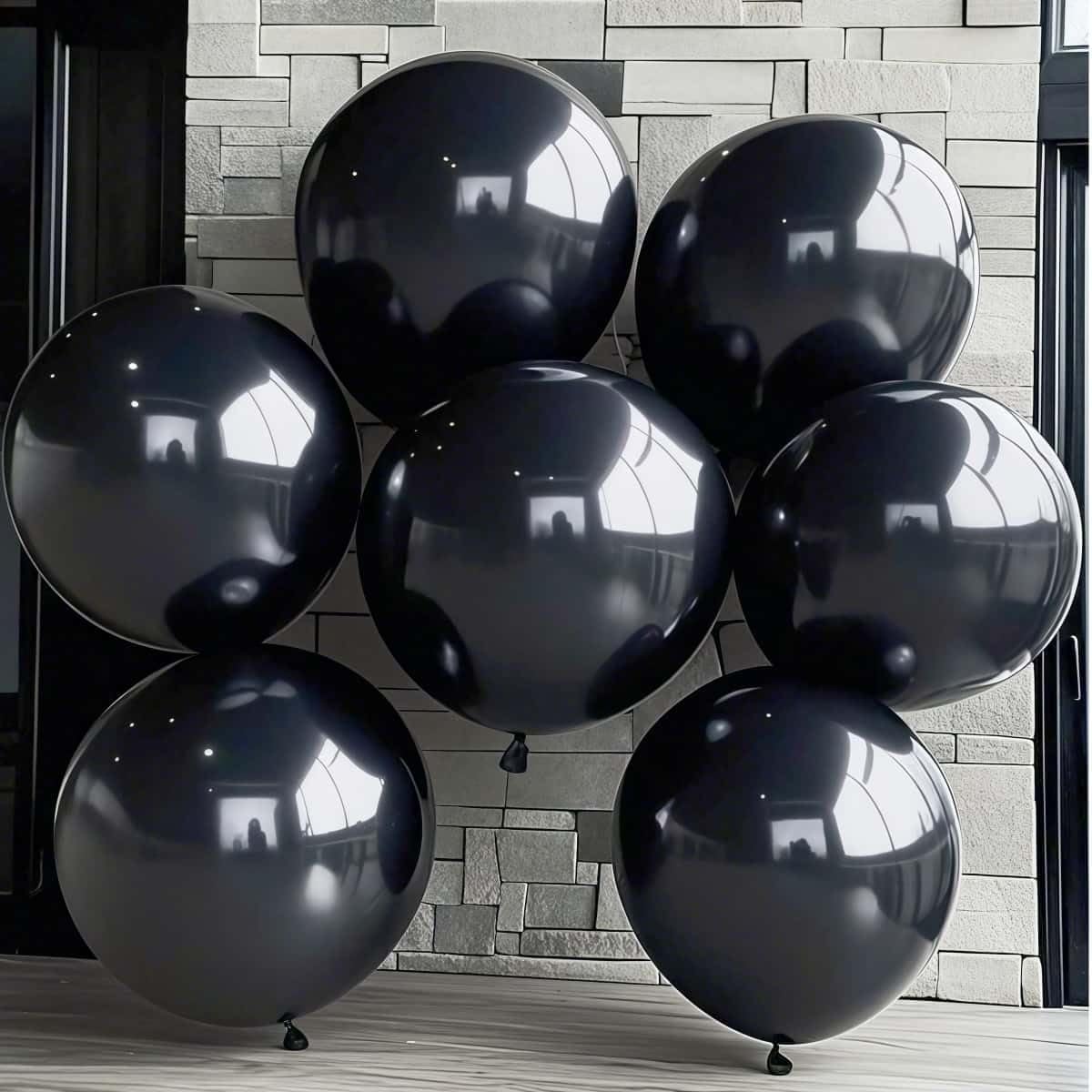 35 Pack Black Balloons 36 Inch Black Latex Party Large Balloon Bulk for Various Party Events