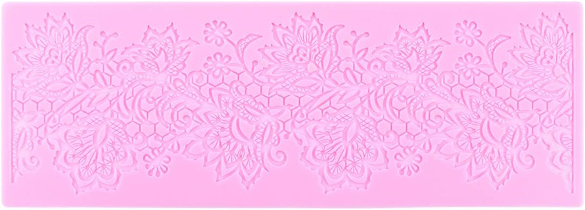 Flower Embossing Candy Silicone Mold Lace Pattern Sugar Craft Cake Decoration, Lace Mat Wedding