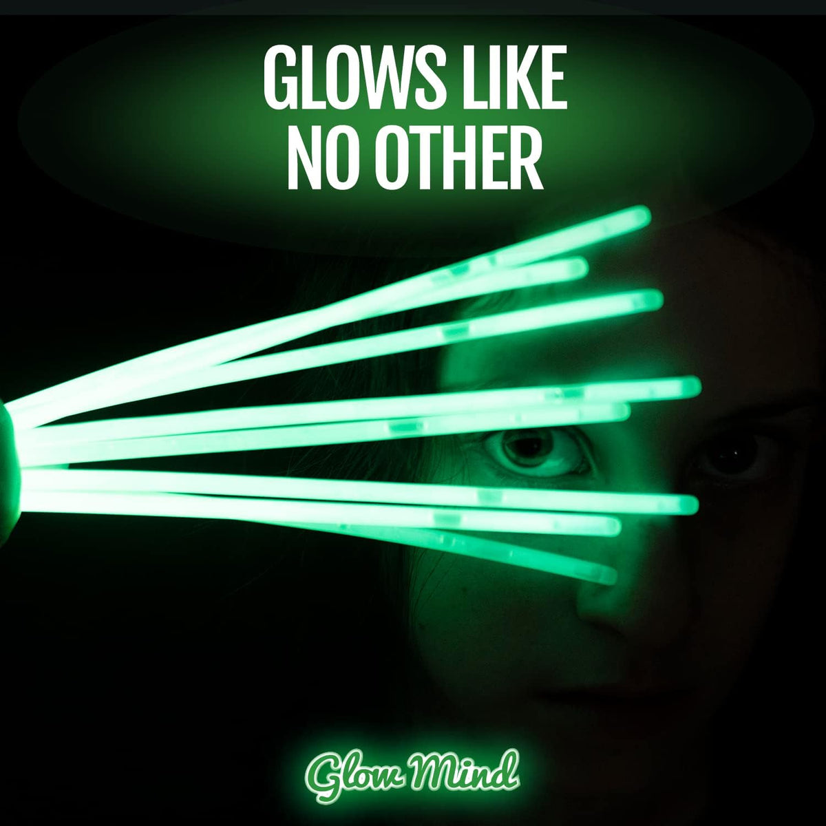 300 Ultra Bright Glow Sticks Bulk - Halloween Glow in the Dark Party Supplies Pack - 8" Glowsticks