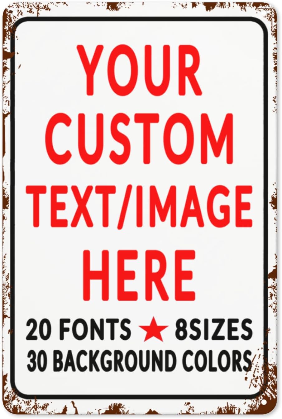 Custom Sign Personalized Custom Metal Sign, Customize For Office, Business, Workplace, Office