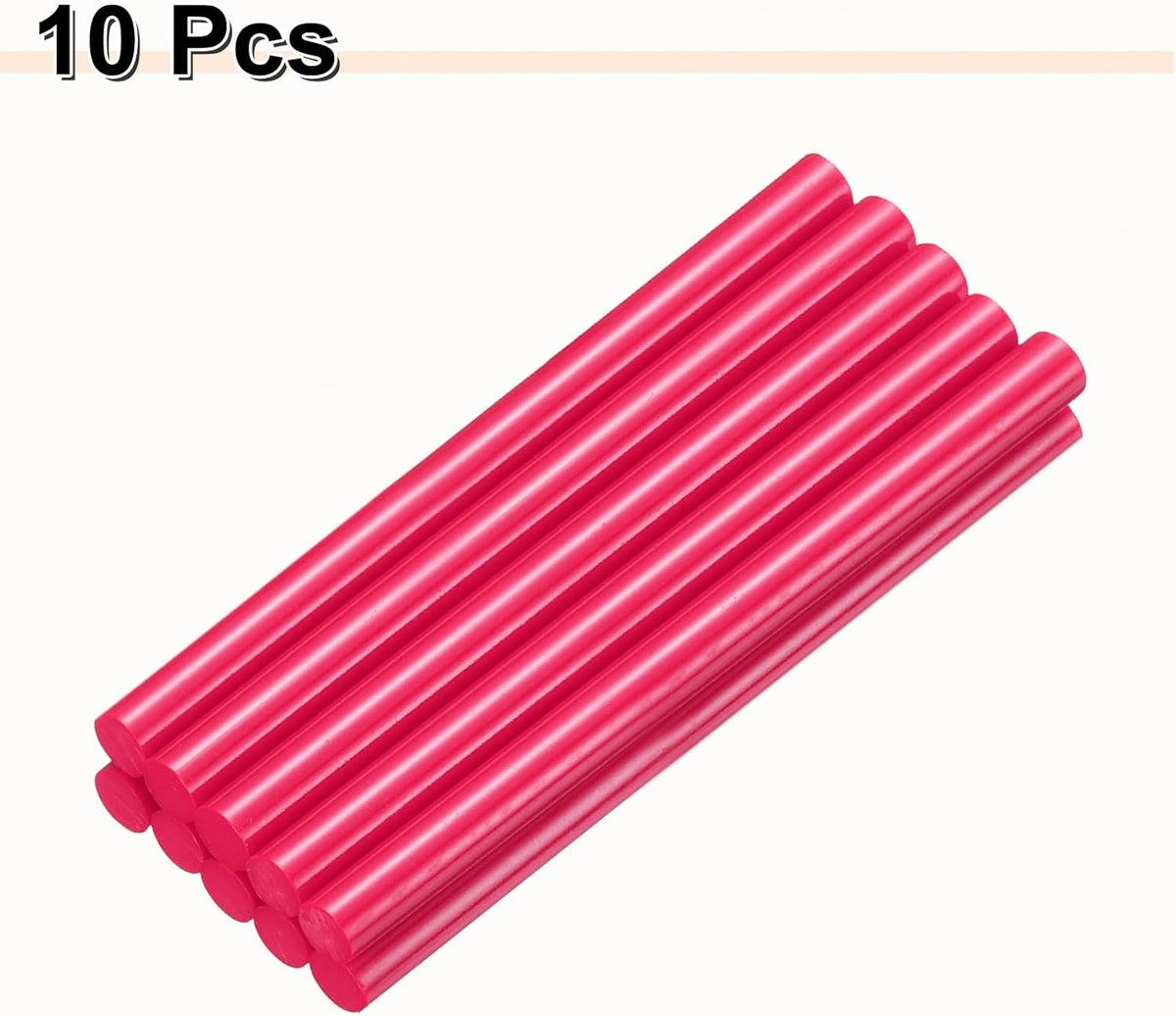 HARFINGTON 10pcs Hot Glue Sticks 0.43" Dia x 5.91" Long EVA Mini Hot Melt Adhesive Glue Stick for
